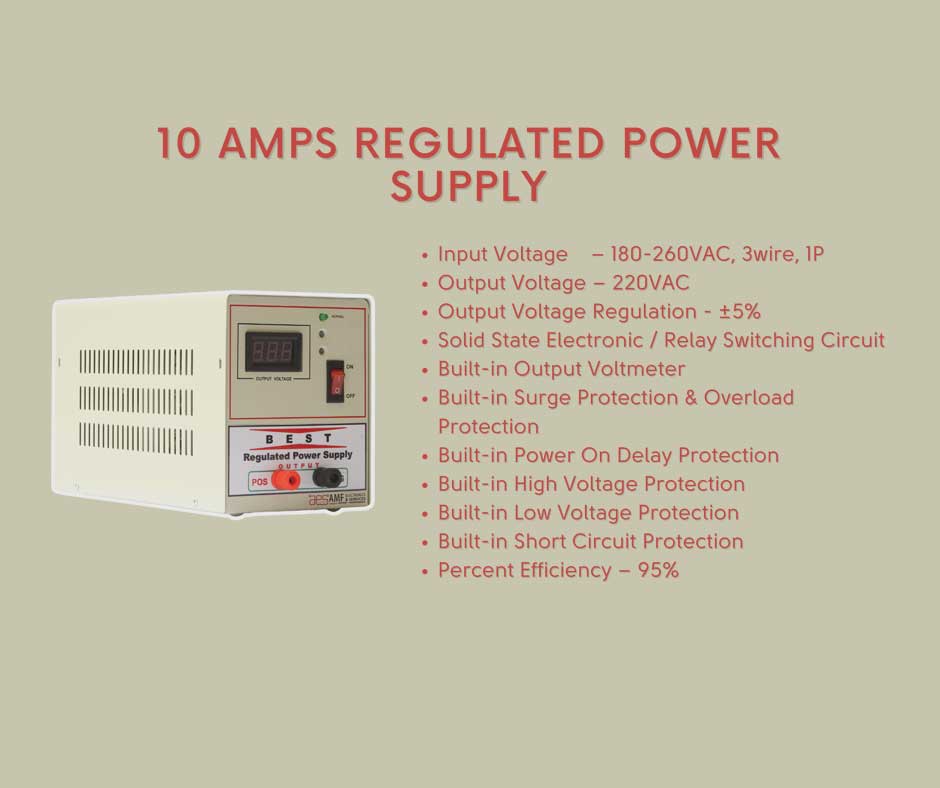 BEST Regulated Power Supply 10 AMPS